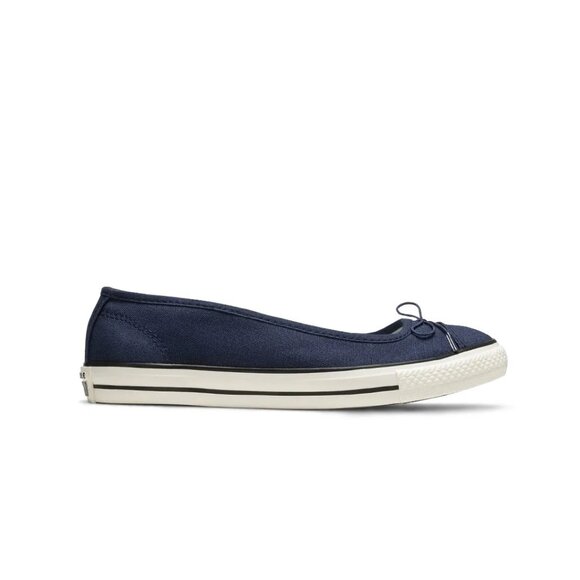 CONVERSE Chuck Taylor All Star Dainty Ballerina Slip-On Navy Womens Size 8 NEW - Picture 8 of 12